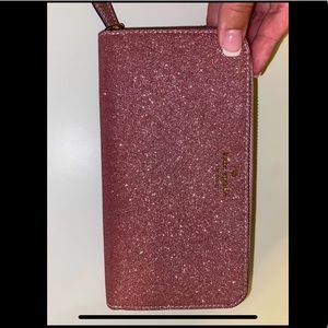 Kate Spade Large Continental Wallet in Rose Pink